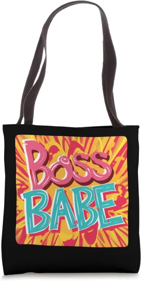 Awesome girly Boss Babe Costume Tote Bag