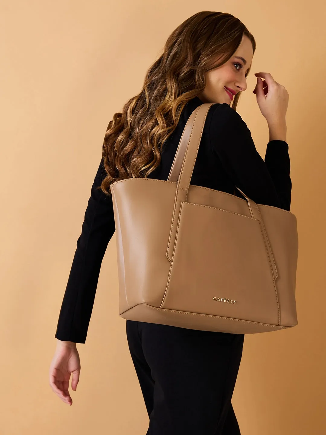 Caprese Aarya Tote Large Beige