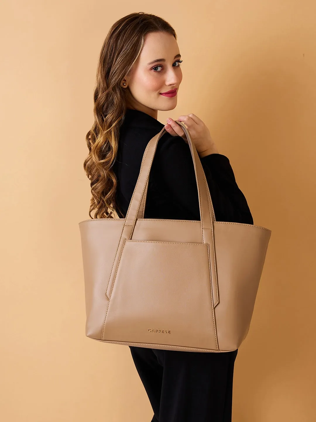 Caprese Aarya Tote Large Beige