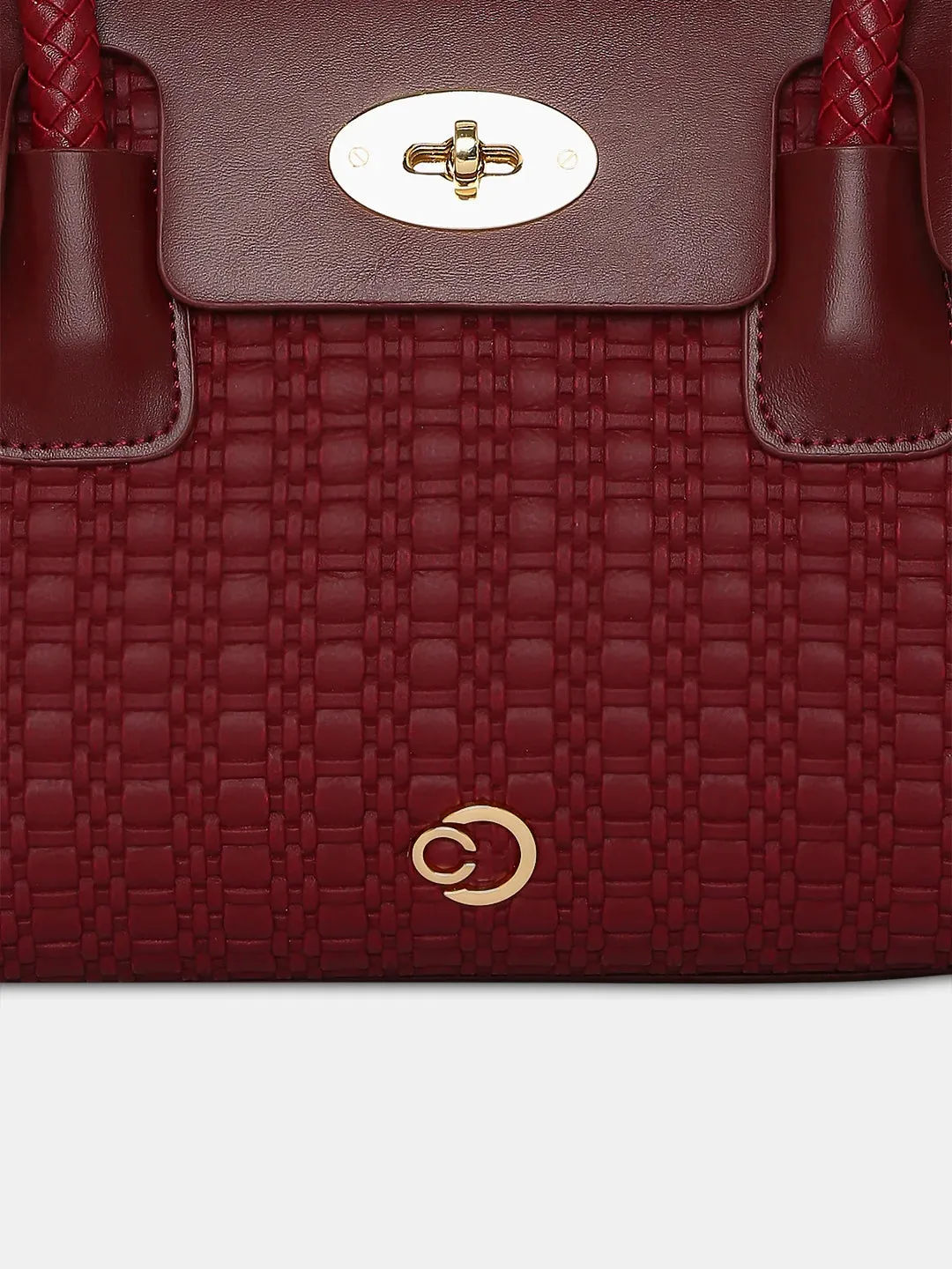 Caprese Andrea Tote Medium Office Handbag Red