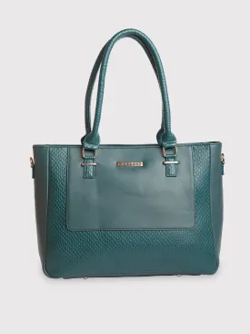Caprese Fiona Tote Large Office Handbag Teal