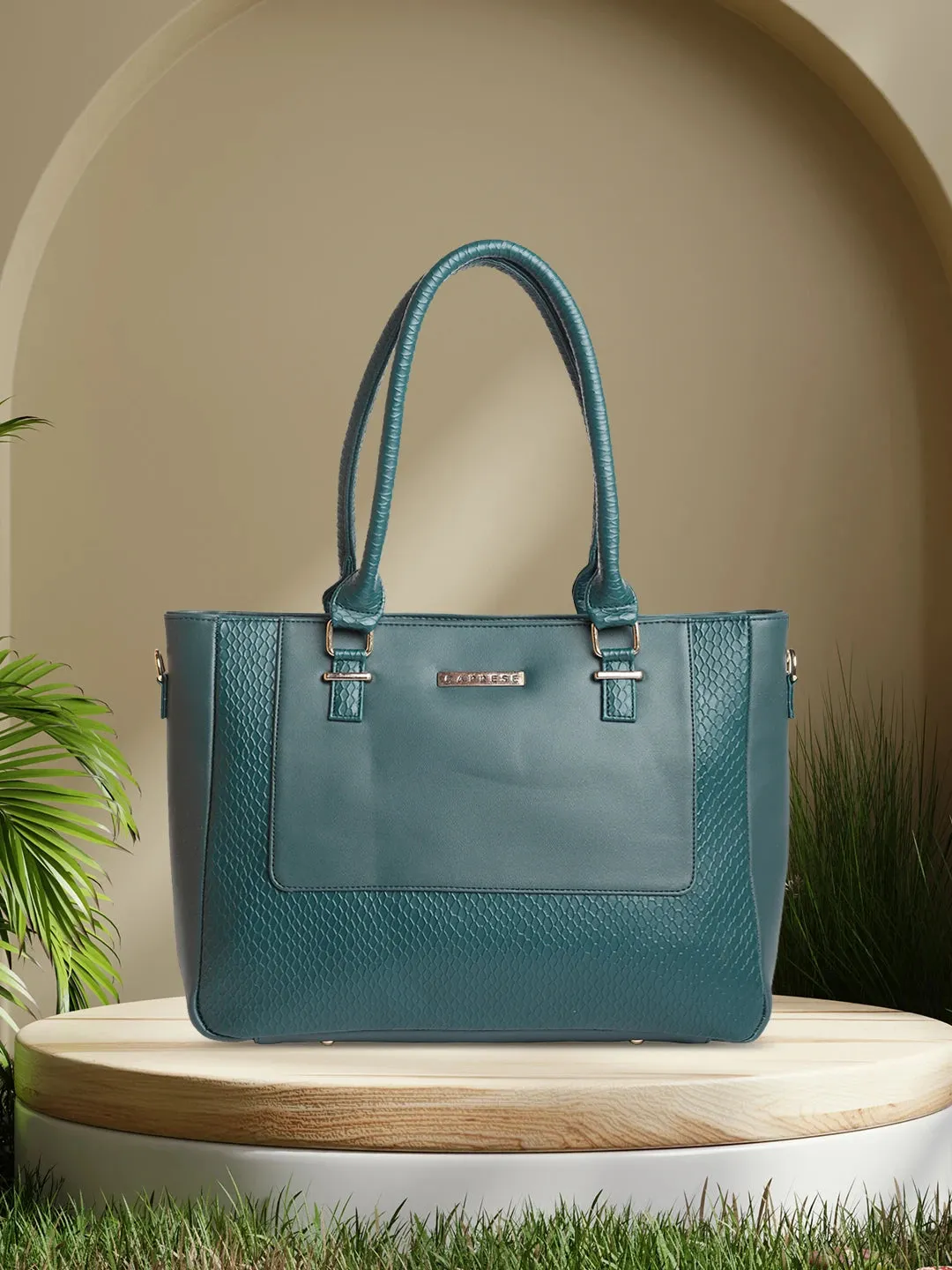 Caprese Fiona Tote Large Office Handbag Teal