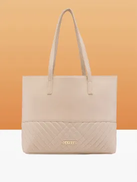 Caprese Serene Tote Medium Off White