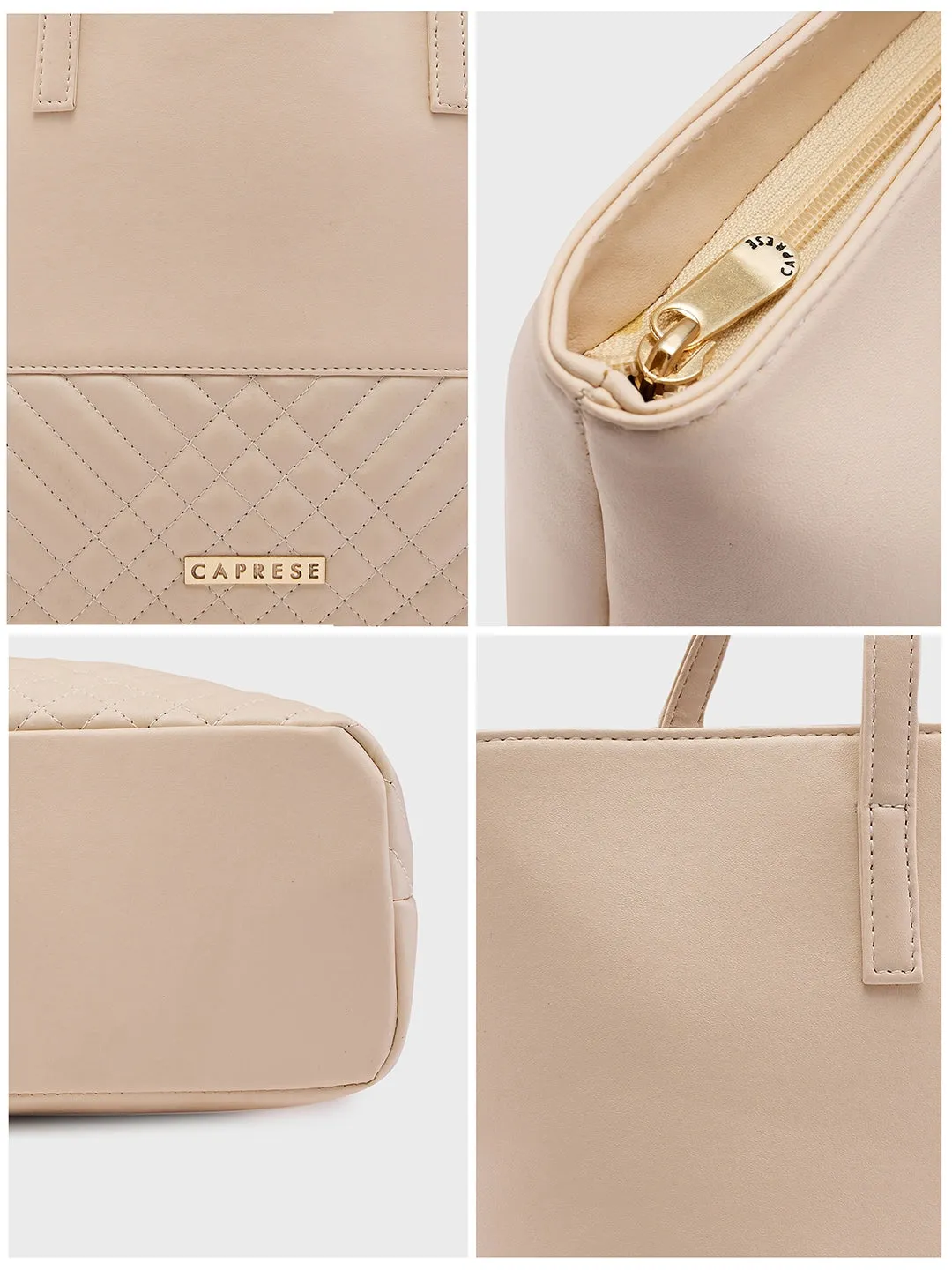 Caprese Serene Tote Medium Off White