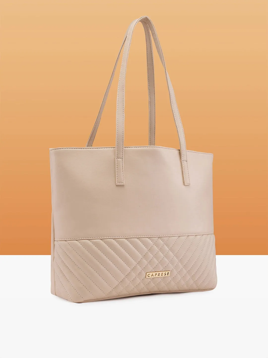 Caprese Serene Tote Medium Off White