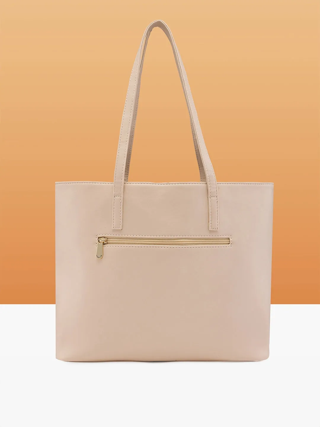 Caprese Serene Tote Medium Off White