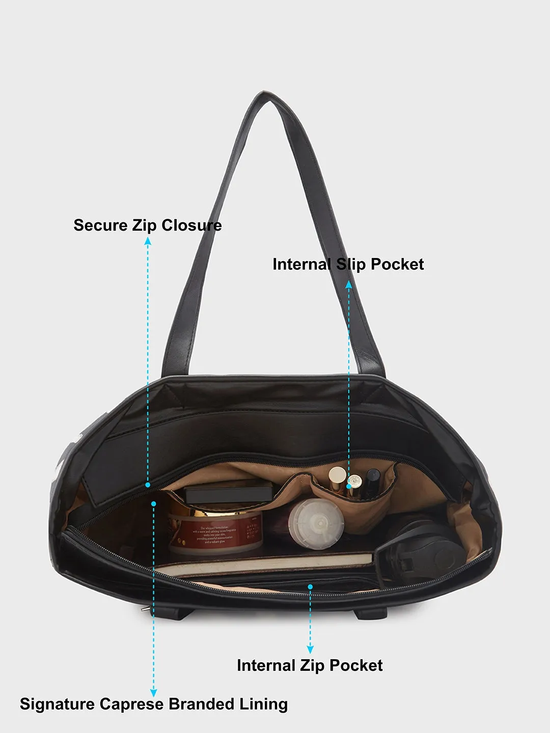 Caprese Zuzu Tote Large Black