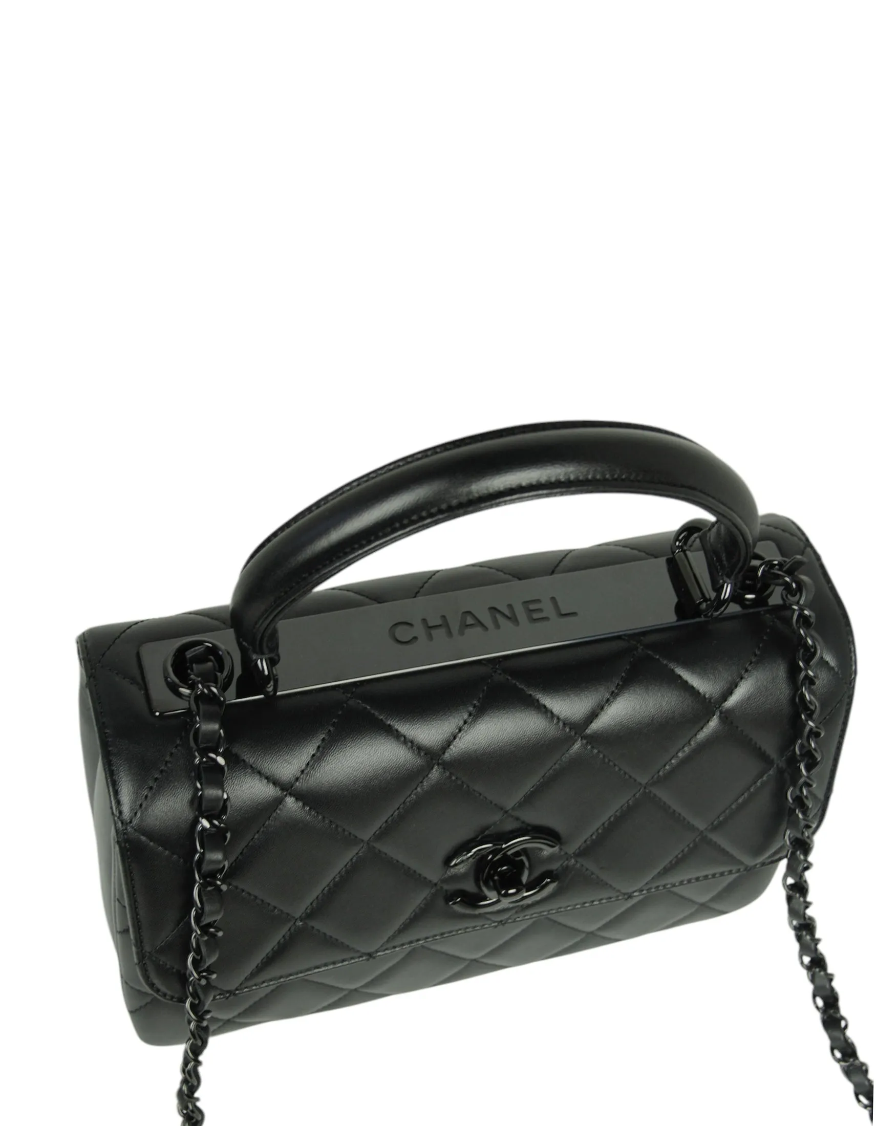 Chanel '24 SO Black Small Trendy CC Dual Handle Flap