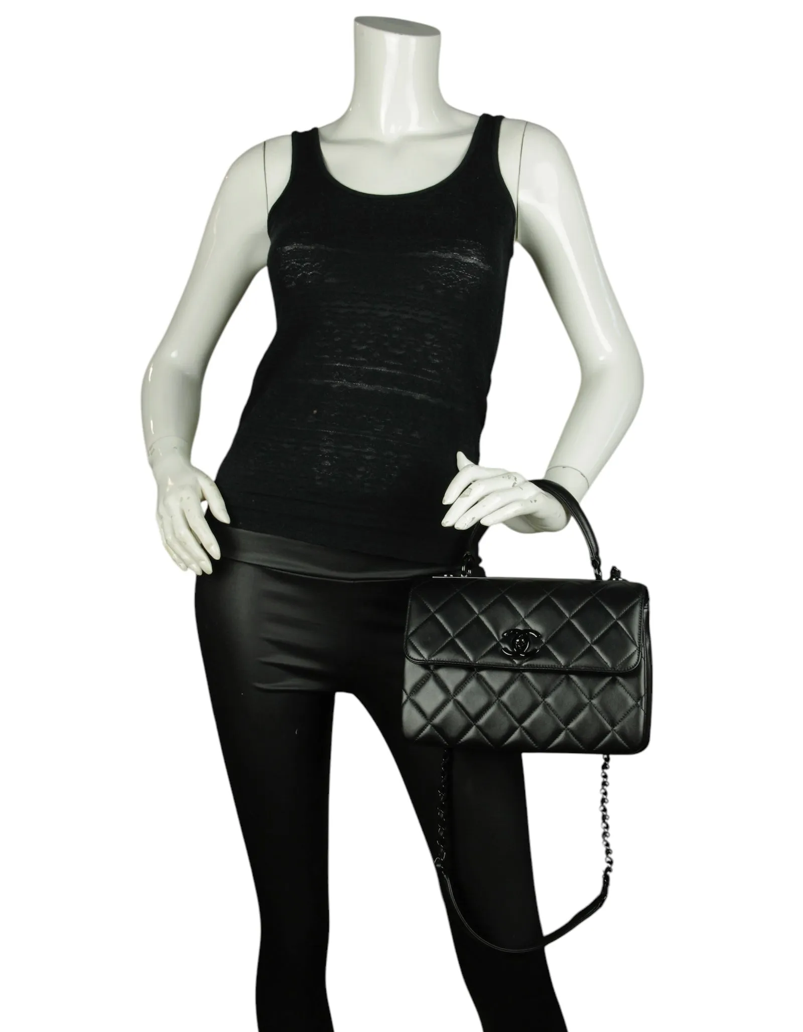 Chanel '24 SO Black Small Trendy CC Dual Handle Flap