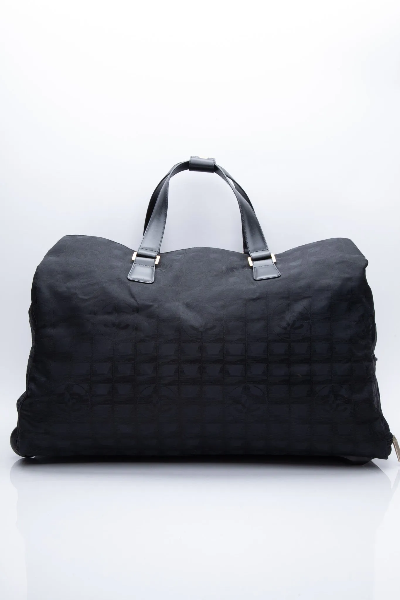 CHANEL Nylon Travel Rolling Carry On
