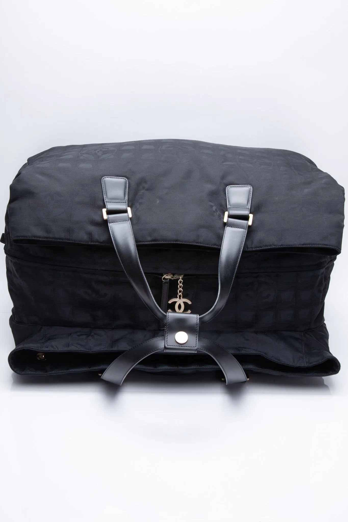 CHANEL Nylon Travel Rolling Carry On
