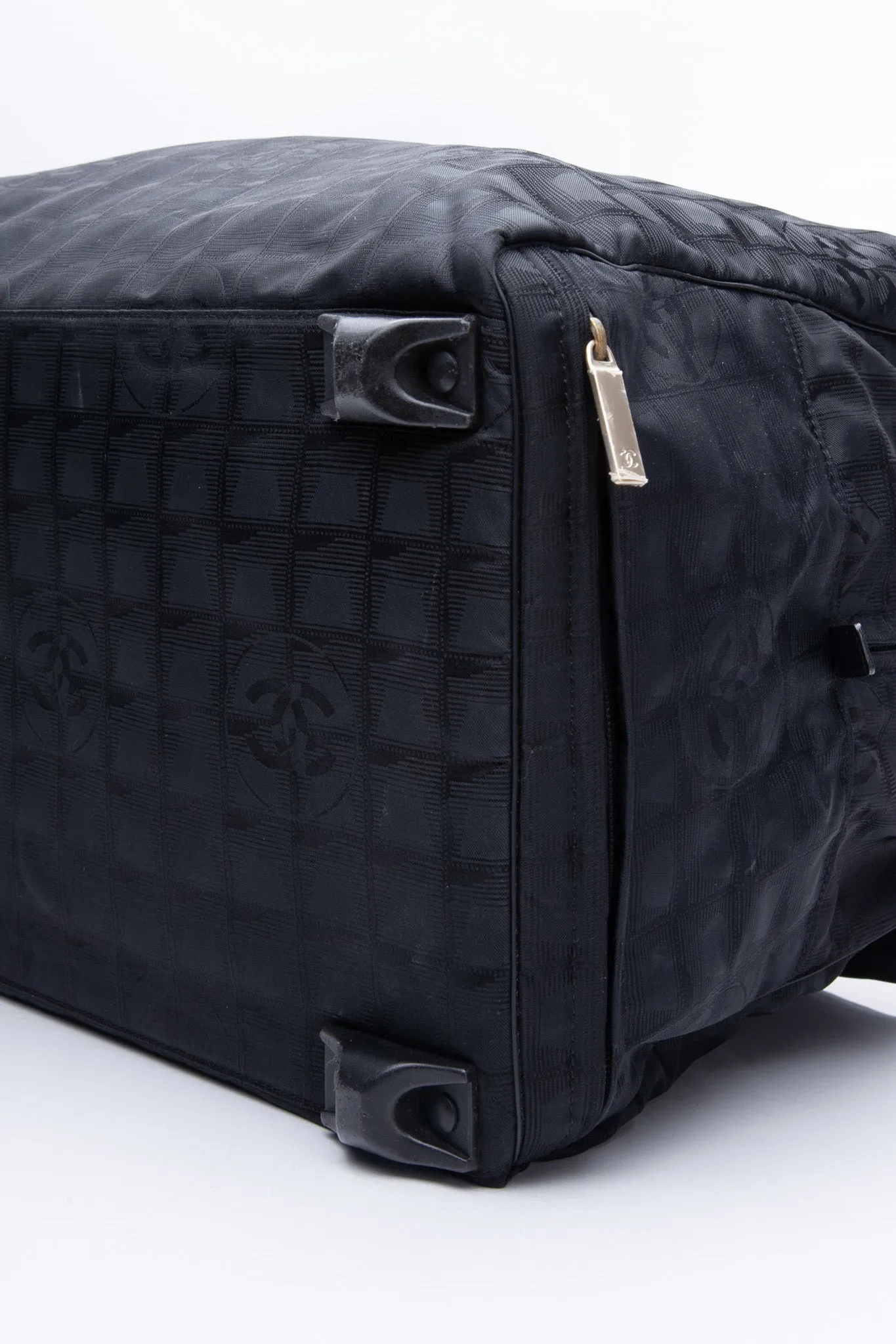CHANEL Nylon Travel Rolling Carry On