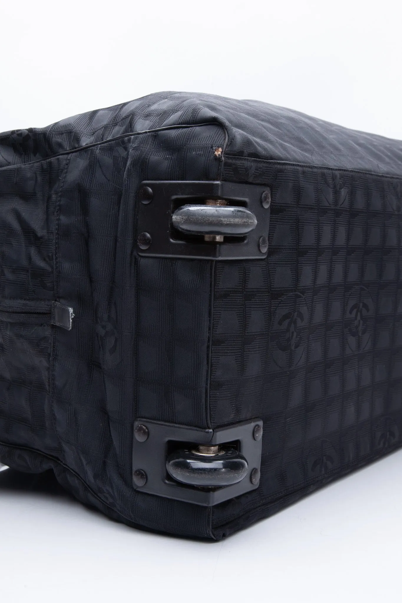 CHANEL Nylon Travel Rolling Carry On