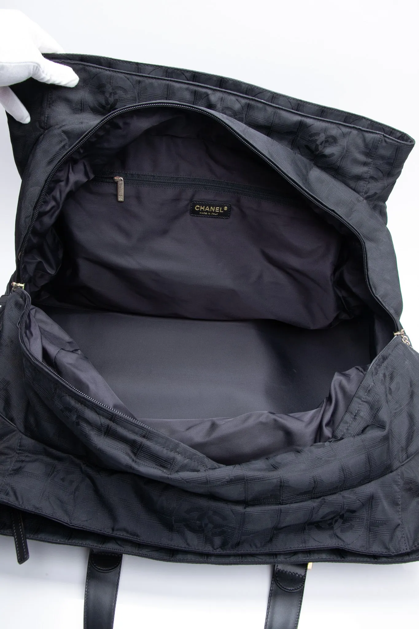 CHANEL Nylon Travel Rolling Carry On