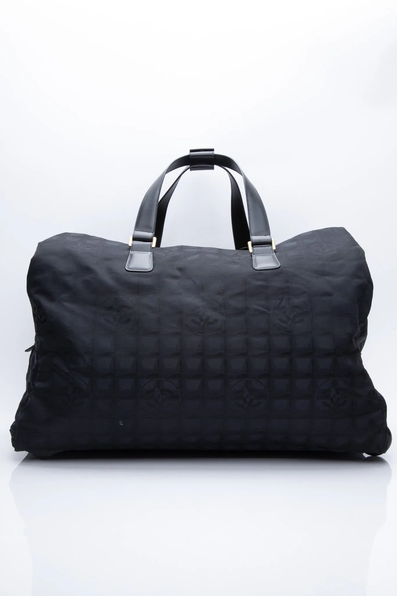 CHANEL Nylon Travel Rolling Carry On