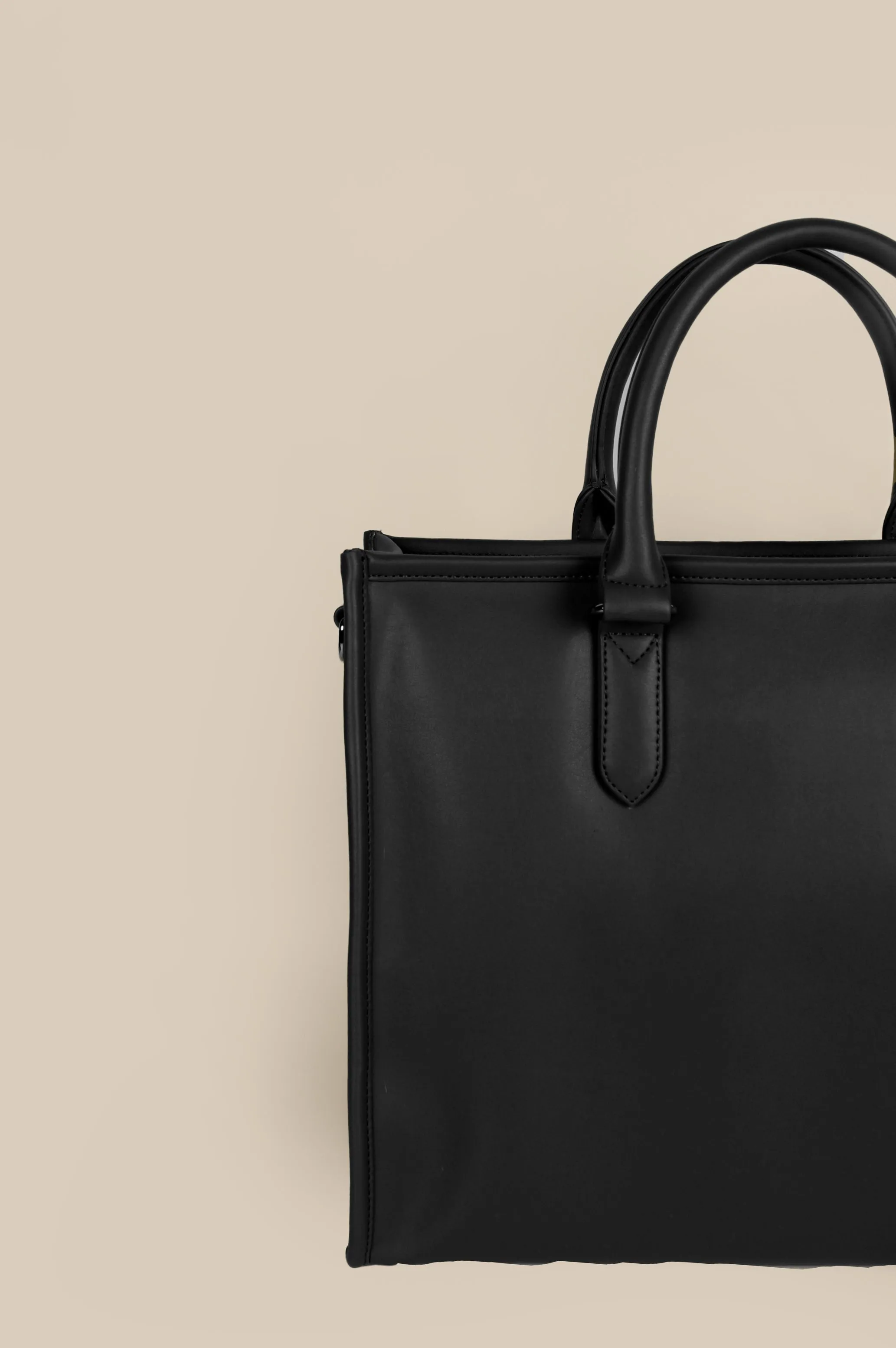 Charlotte Box Vegan Leather Tote Bag