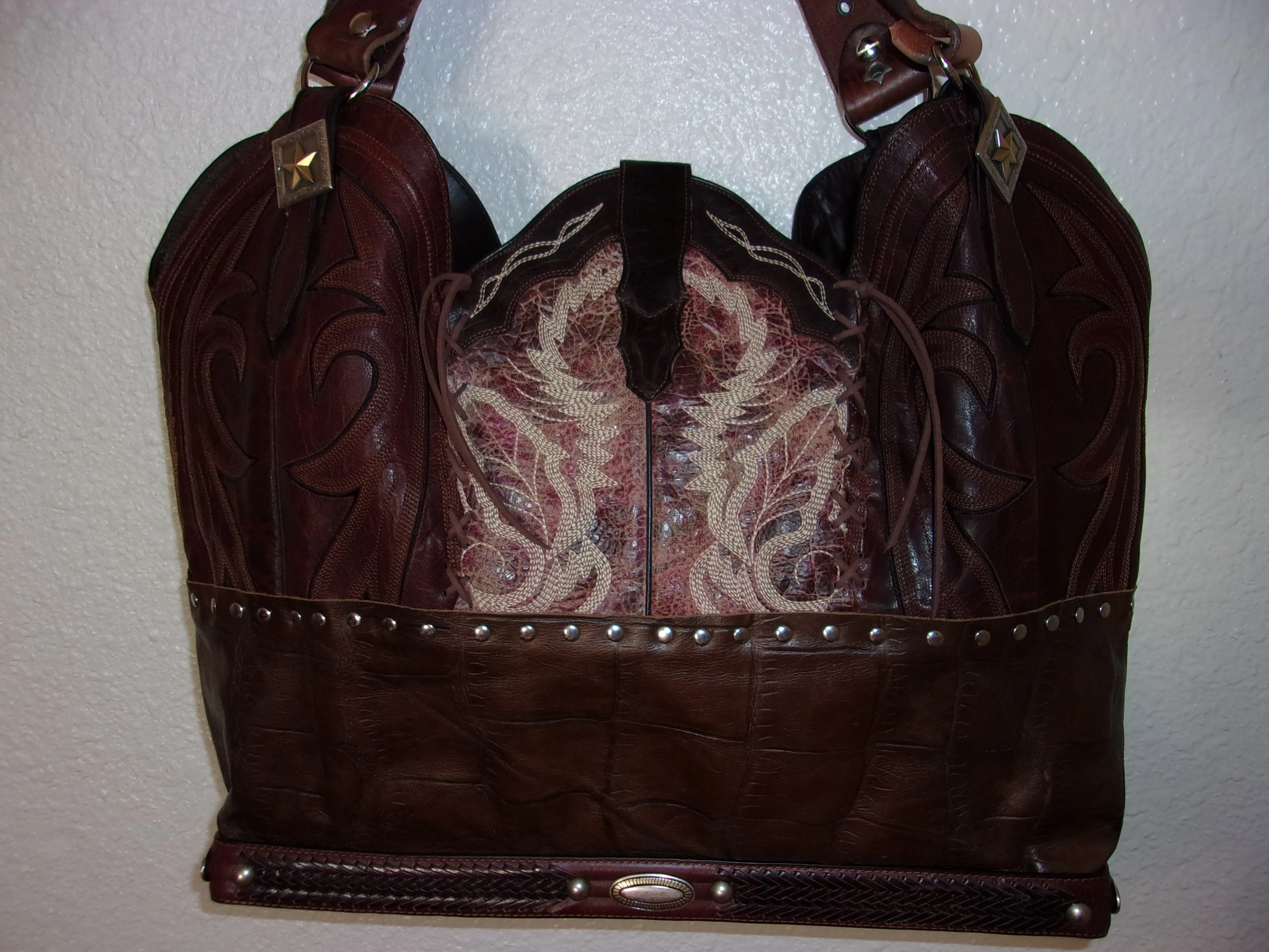 Cowboy Boot Laptop Tote LT24