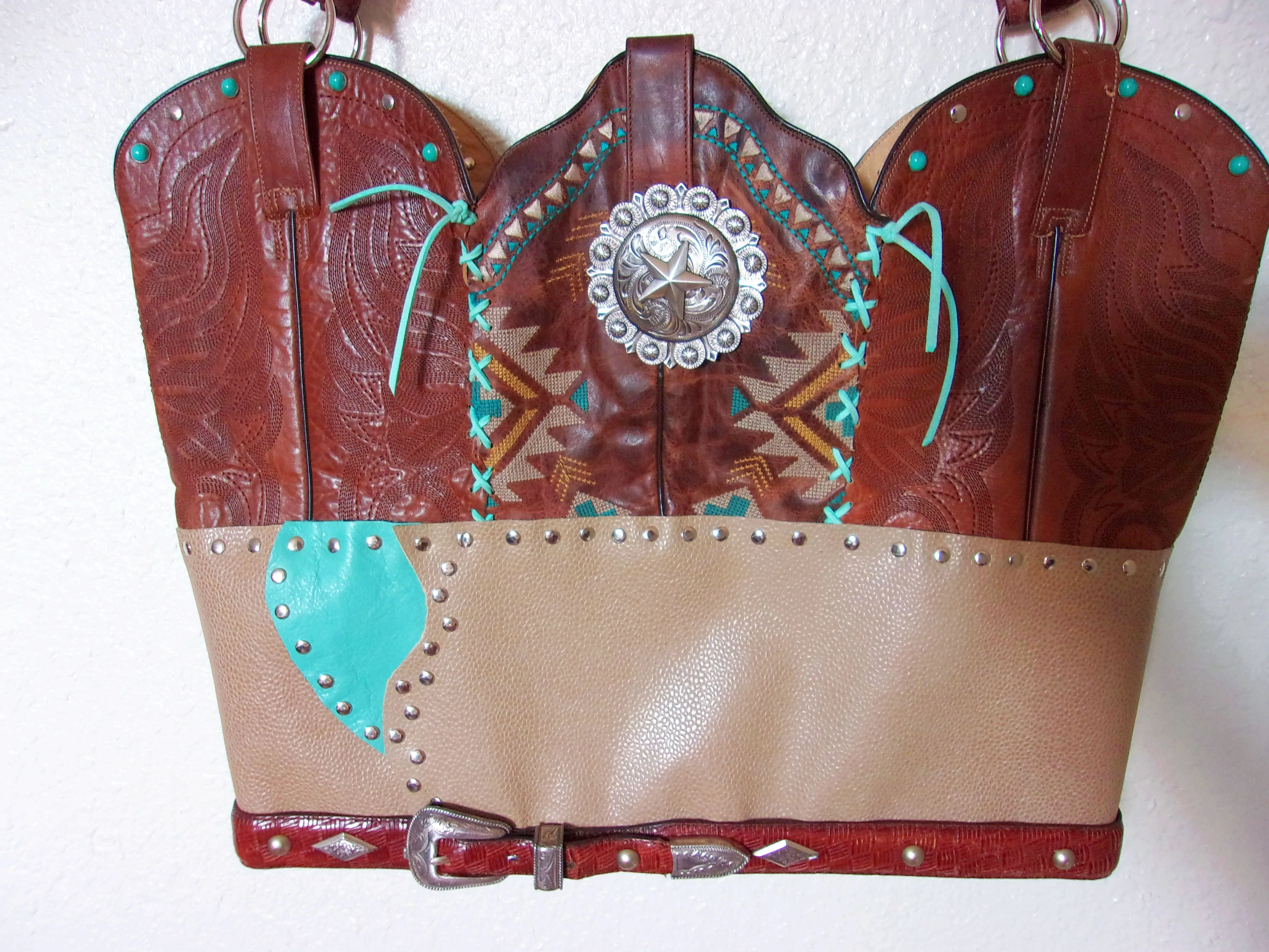 Cowboy Boot Laptop Tote LT31