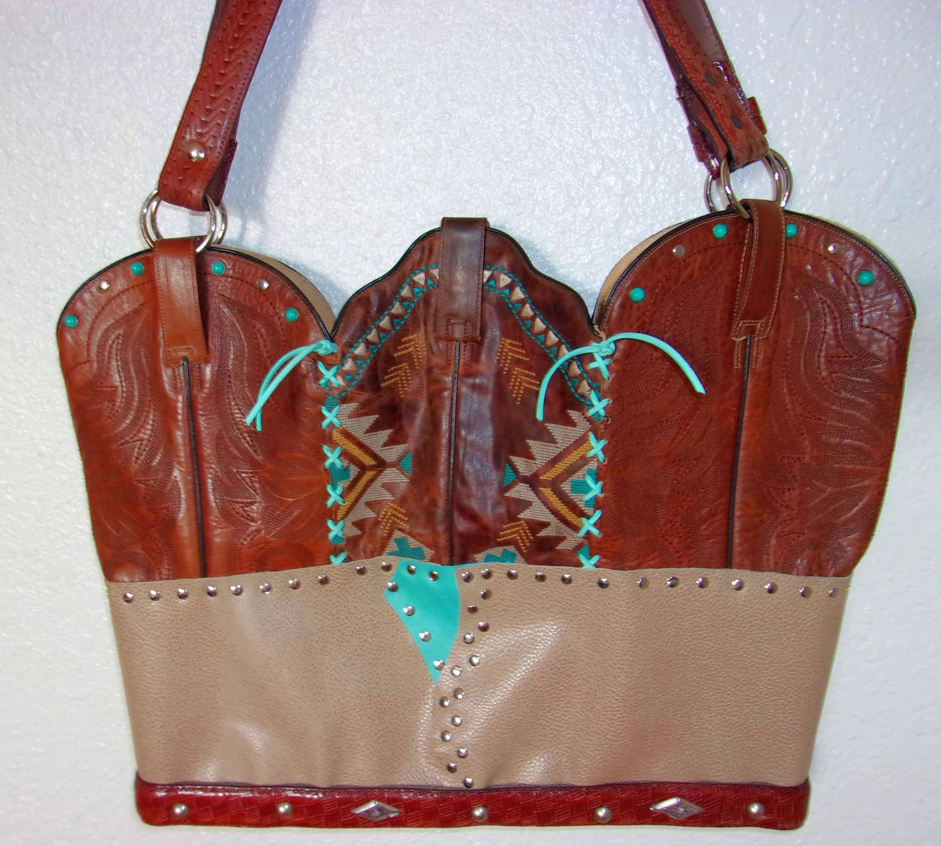 Cowboy Boot Laptop Tote LT31
