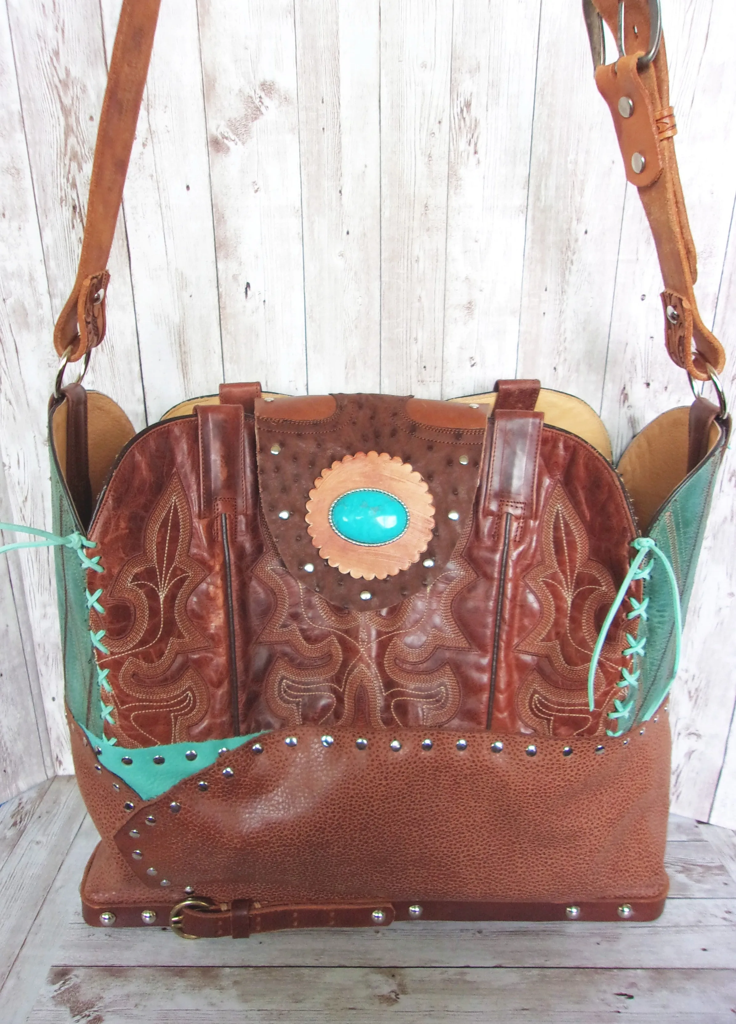Cowboy Boot Laptop Tote LT39