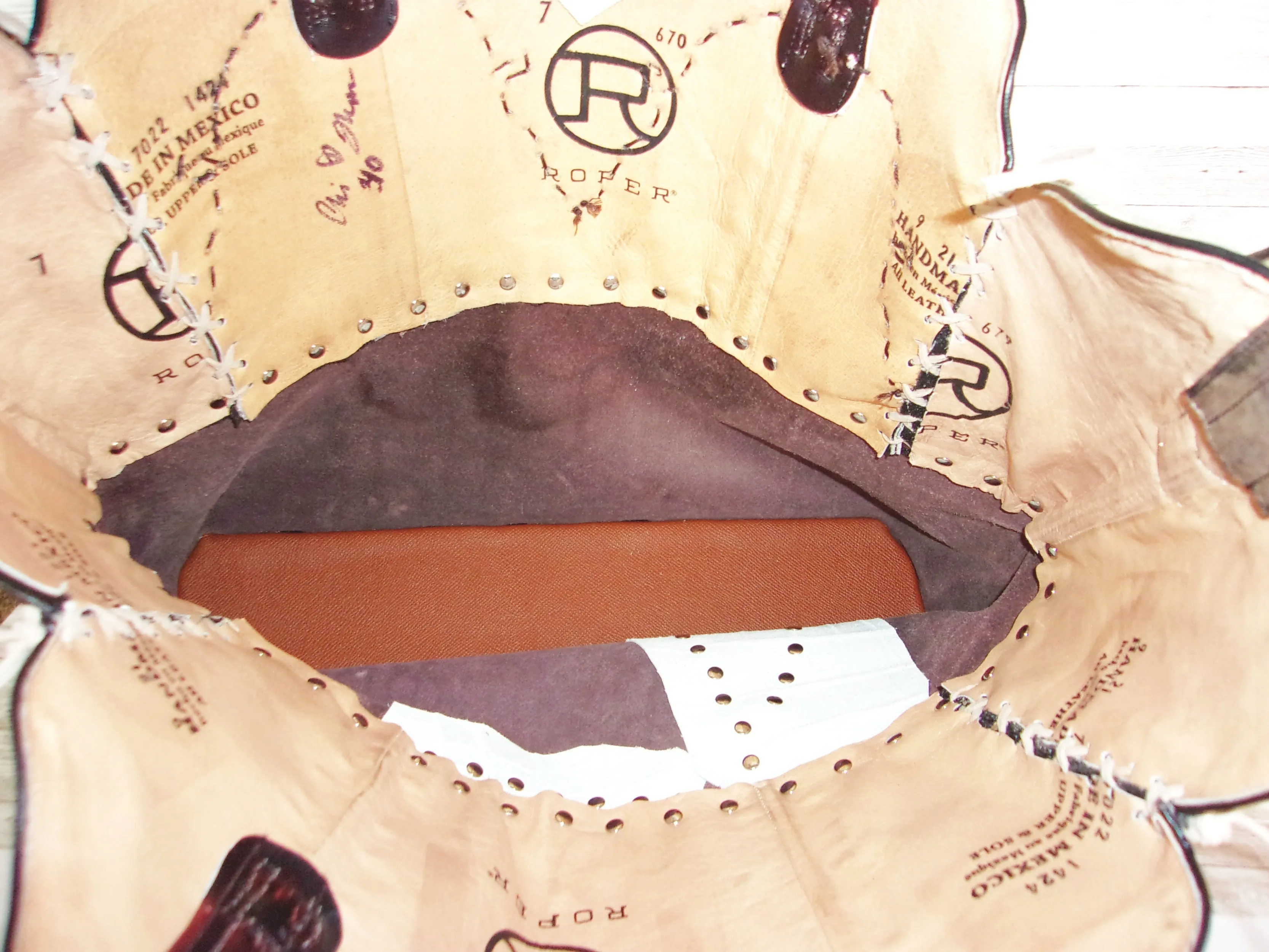 Cowboy Boot Laptop Tote LT40
