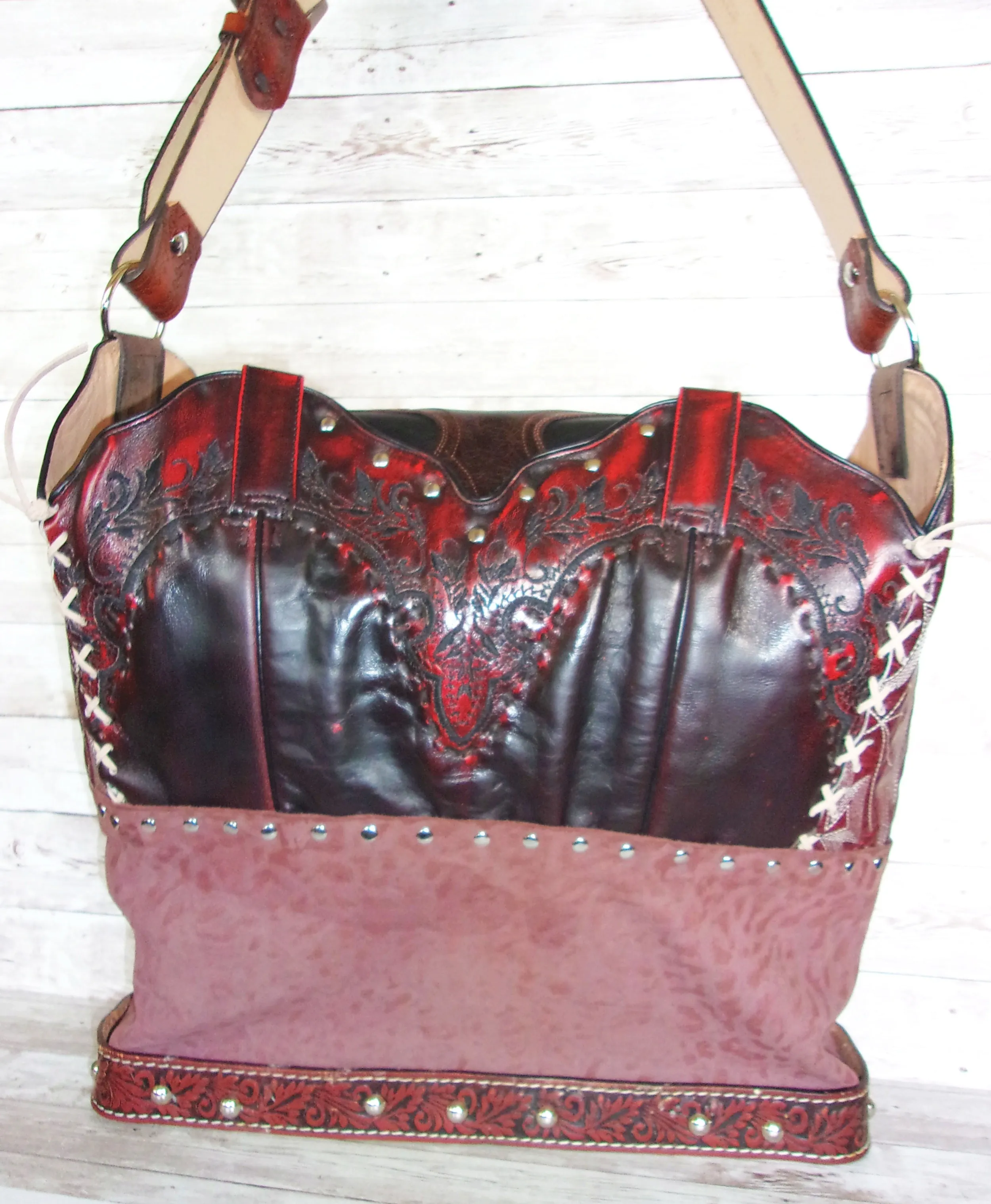 Cowboy Boot Laptop Tote LT40