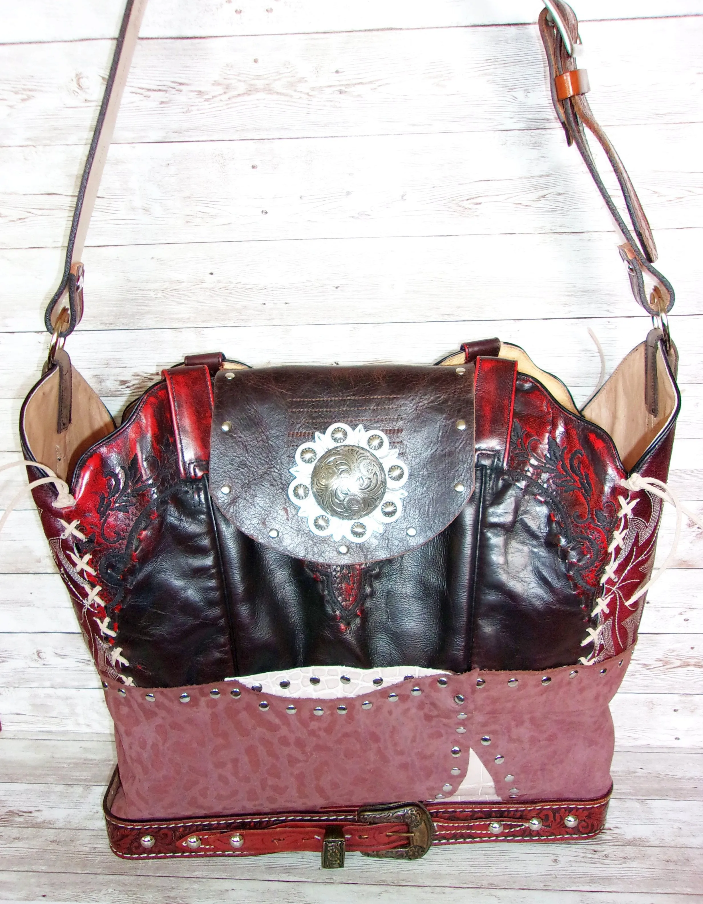 Cowboy Boot Laptop Tote LT40