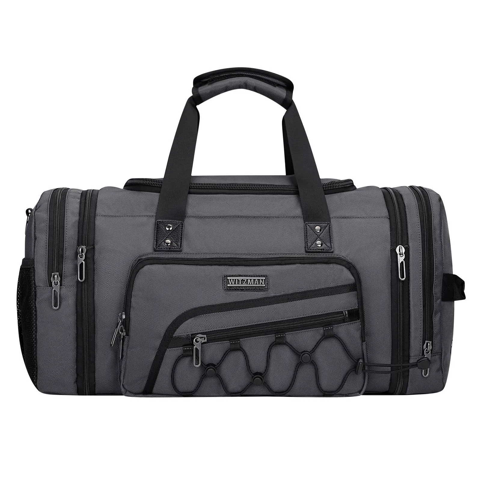 Duffel Bag Nylon Large Gym Weekender Bag With Shoe Compartment