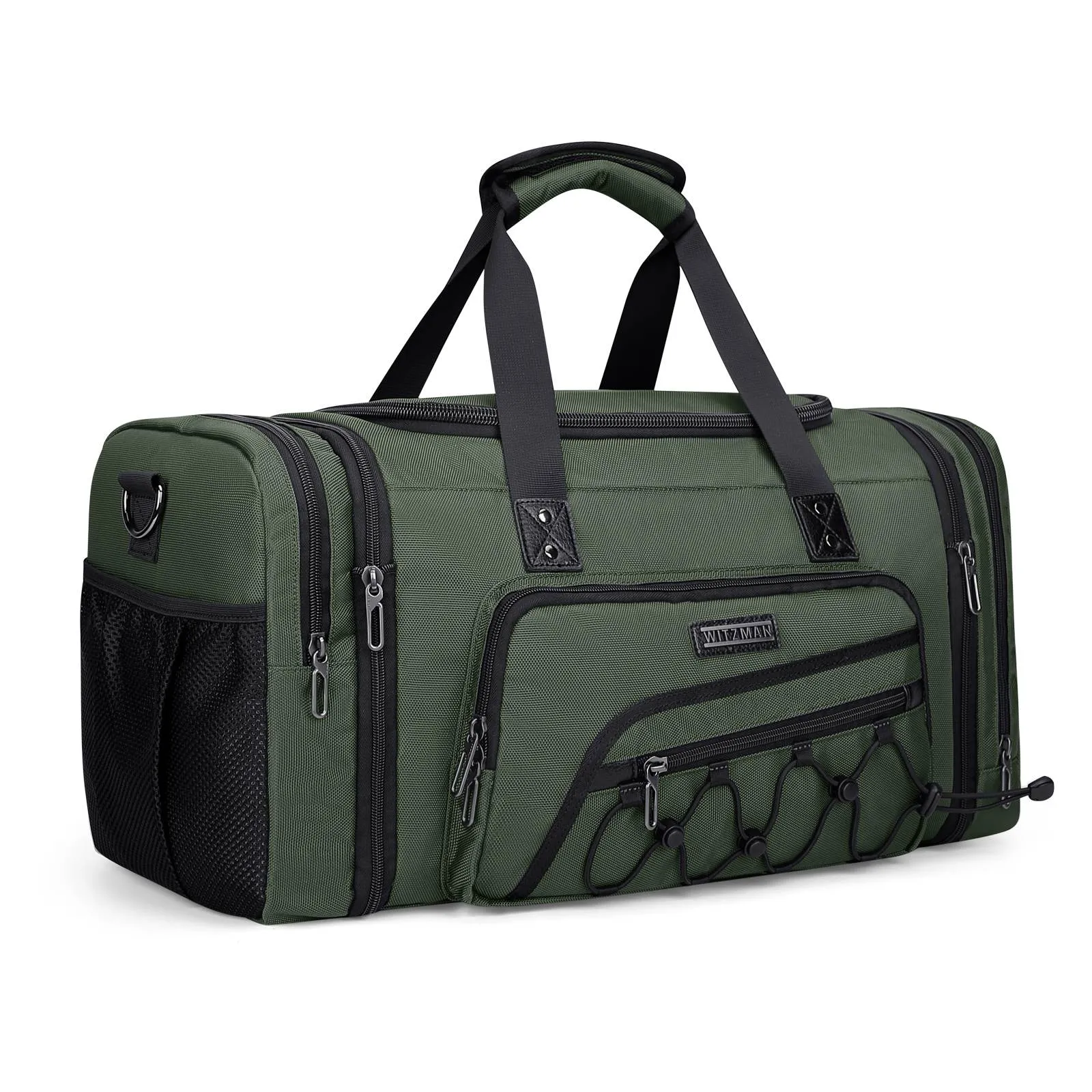 Duffel Bag Nylon Large Gym Weekender Bag With Shoe Compartment