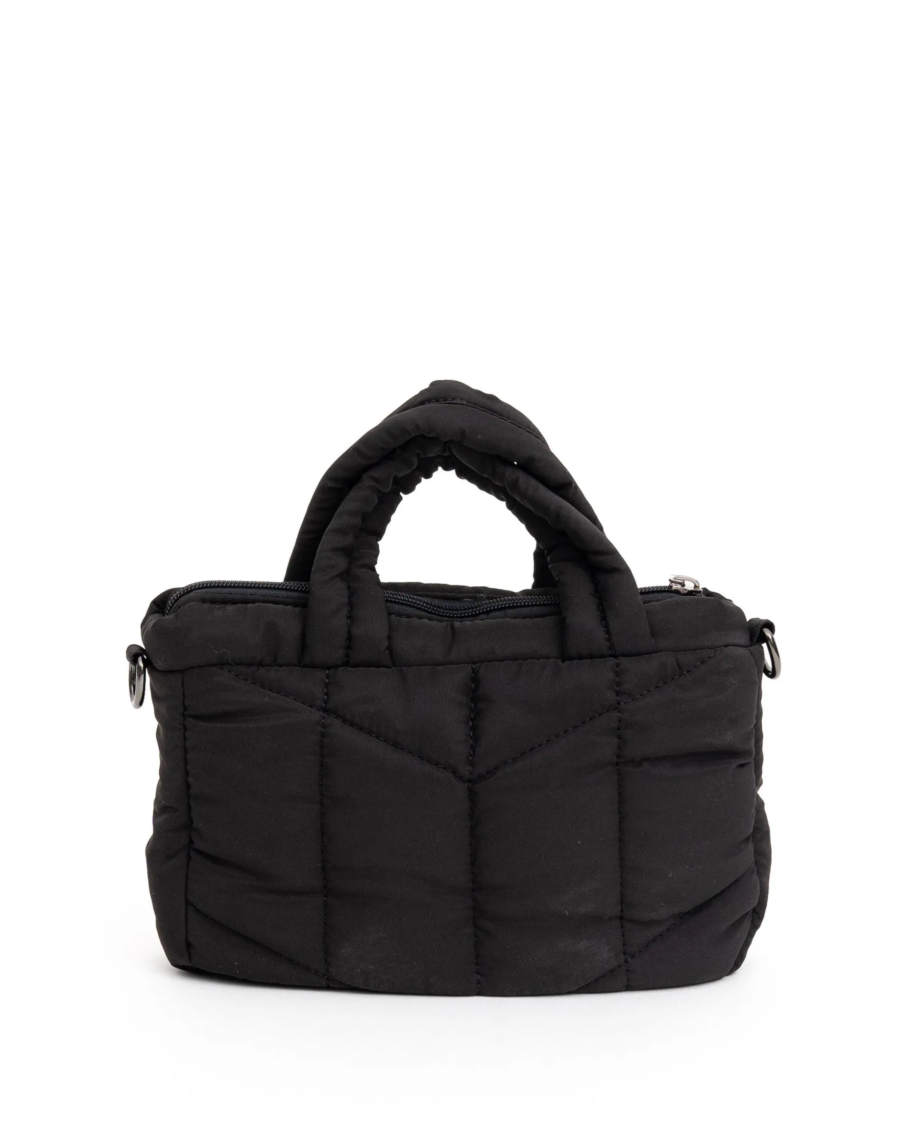 Everyday Crossbody Quilted Bag (Black)