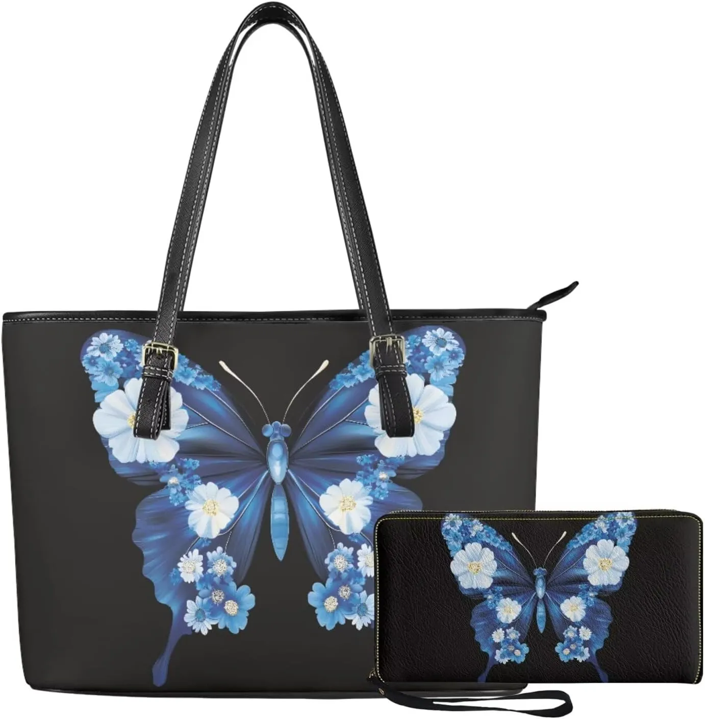 Fashion Purse and Wallet Set for Women Travel Outdoor Shopping Work