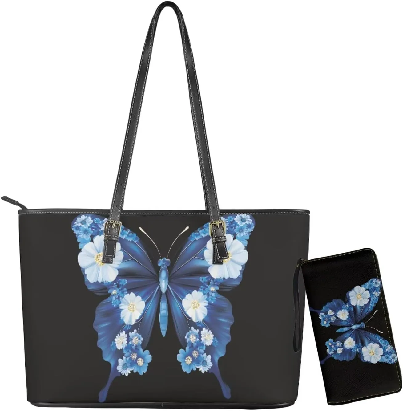 Fashion Purse and Wallet Set for Women Travel Outdoor Shopping Work