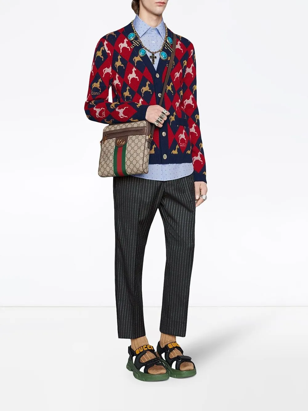 GG SUPREME FABRIC OPHIDIA SHOULDER-BAG
