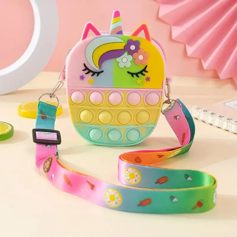 Girl's Pop it Coin Purse