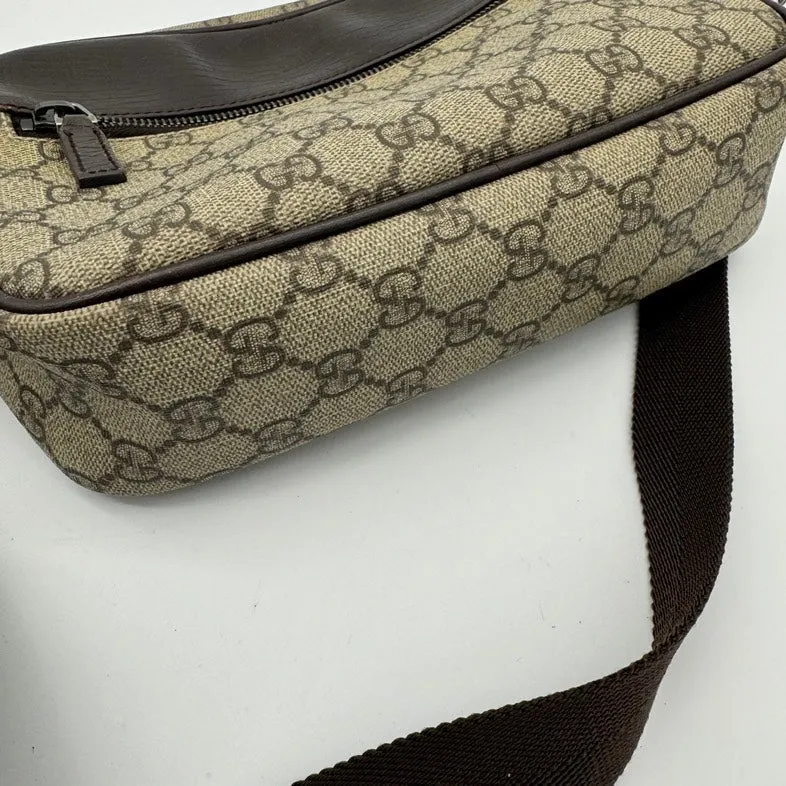 Gucci Beige Canvas Crossbody Bag Medium Size