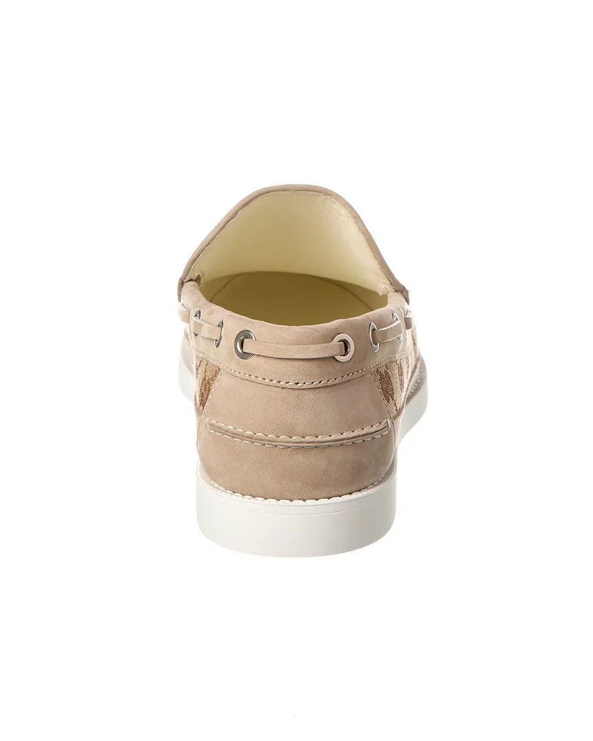 Gucci Canvas Moccasin