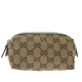 Gucci Cosmetic Pouch  Canvas Clutch Bag ()