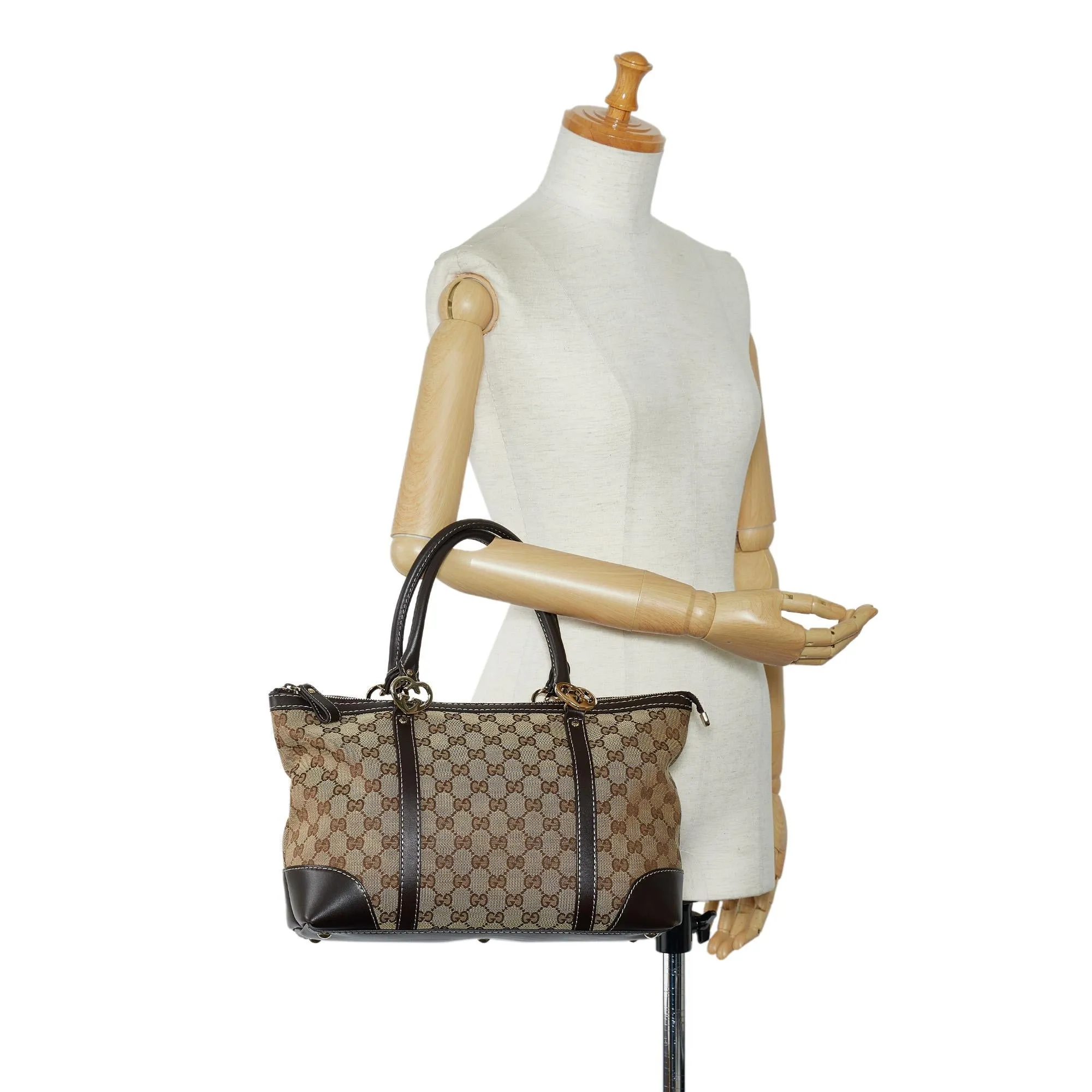 Gucci GG Canvas Lovely Tote Bag (SHG-opVphq)