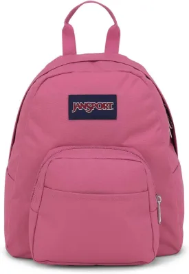 JanSport Half Pint Mini Backpack, 10.2 L - Durable Mini Bag Purse with Adjustable Shoulder Straps, Single Main Compartment, Zippered Stash Pocket, Mauve Haze