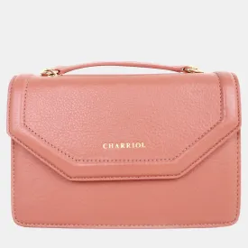 Light Brown Leather Twilight Handbag