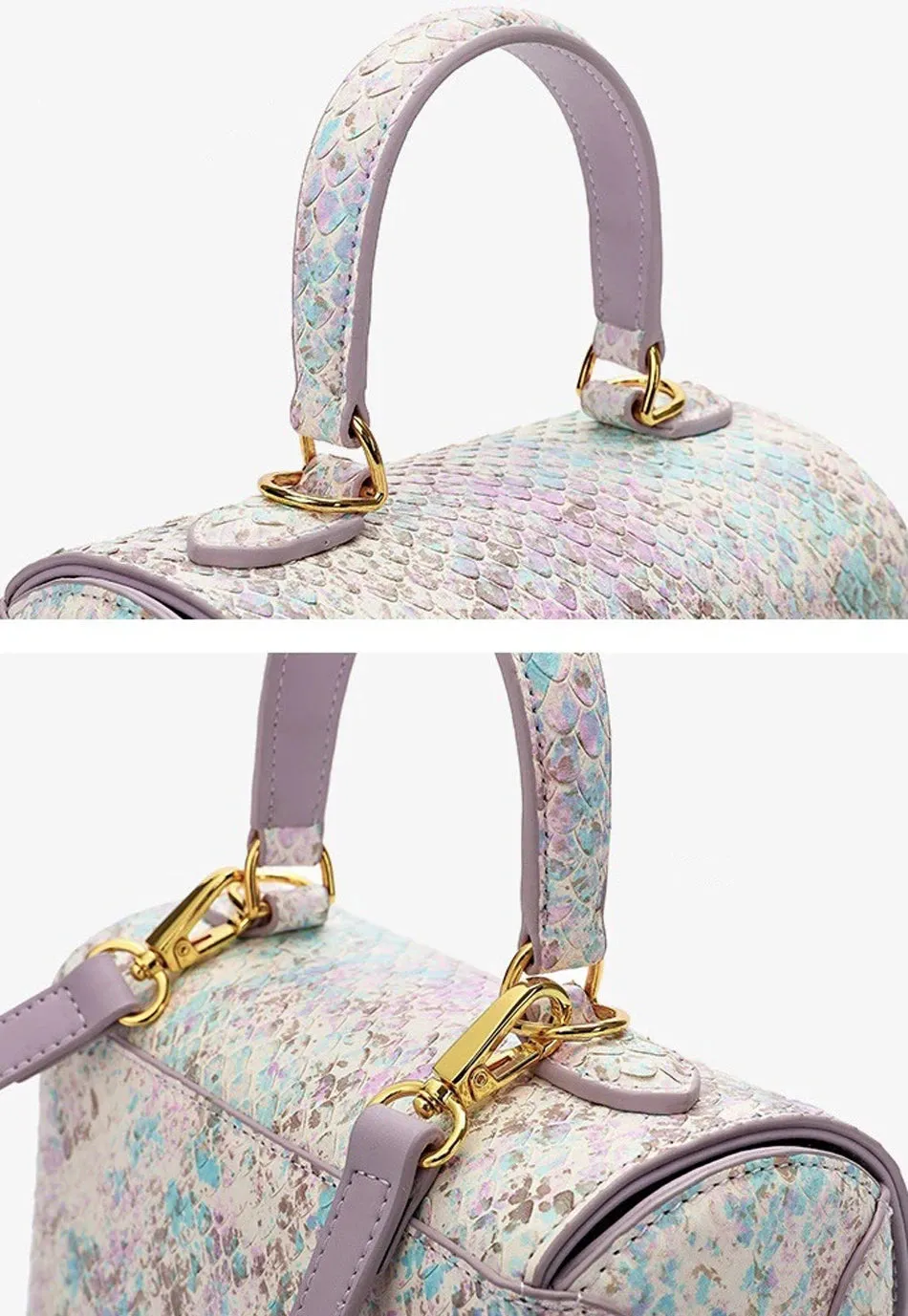 Luxury Floral Design Women's Handbag