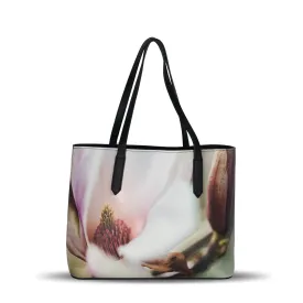 Magnolia Faux Leather Handbag