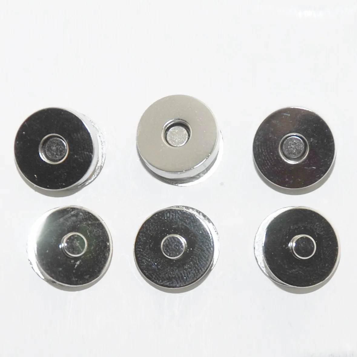Mini Magnetic Snaps, Silver