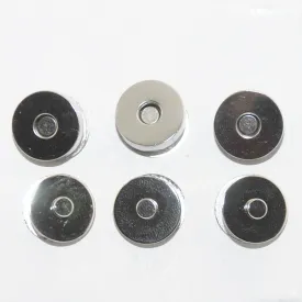 Mini Magnetic Snaps, Silver
