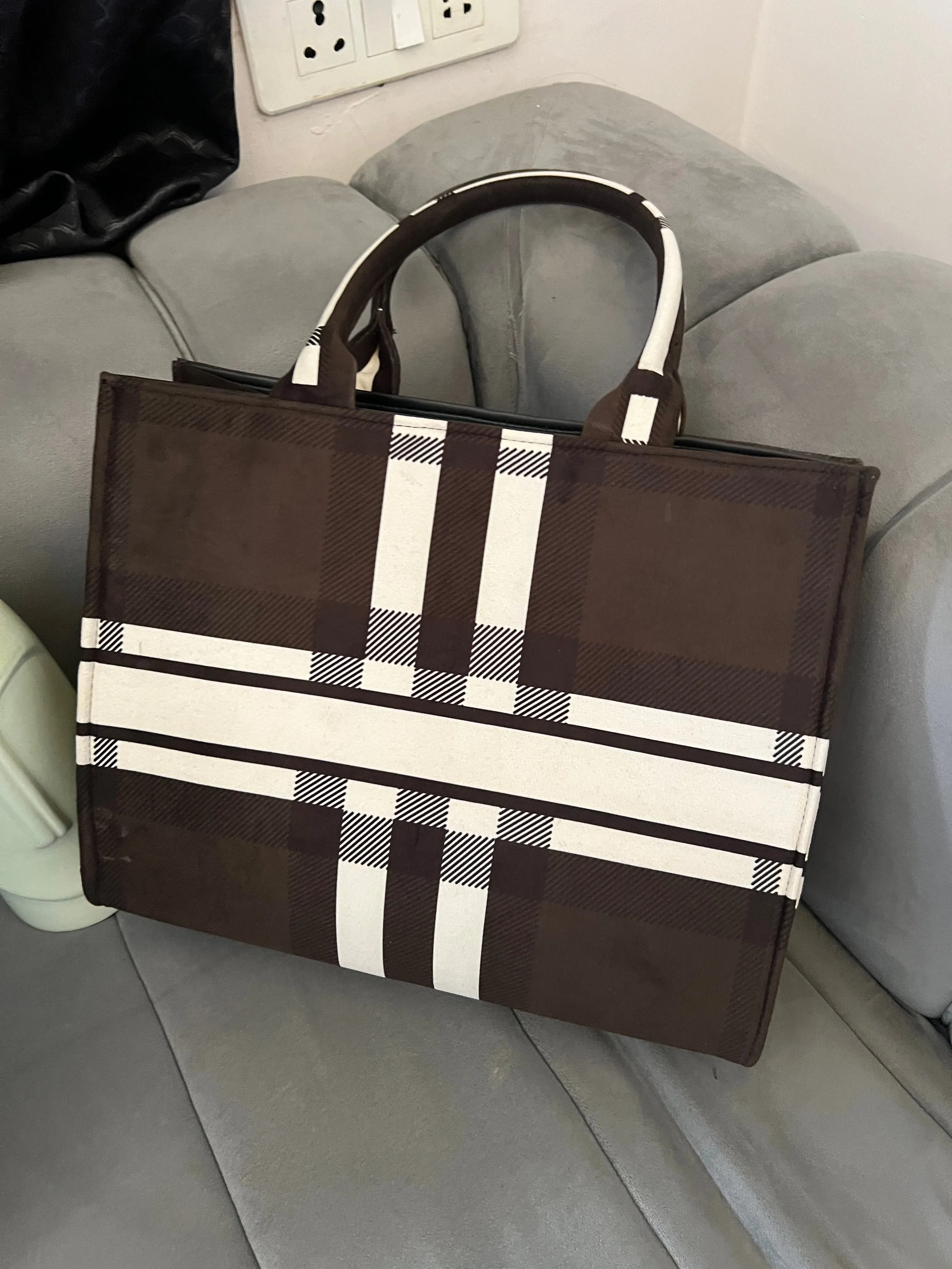 Multi Color coffee print bag