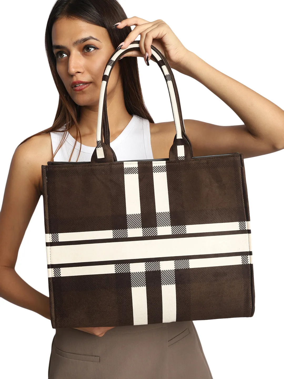 Multi Color coffee print bag