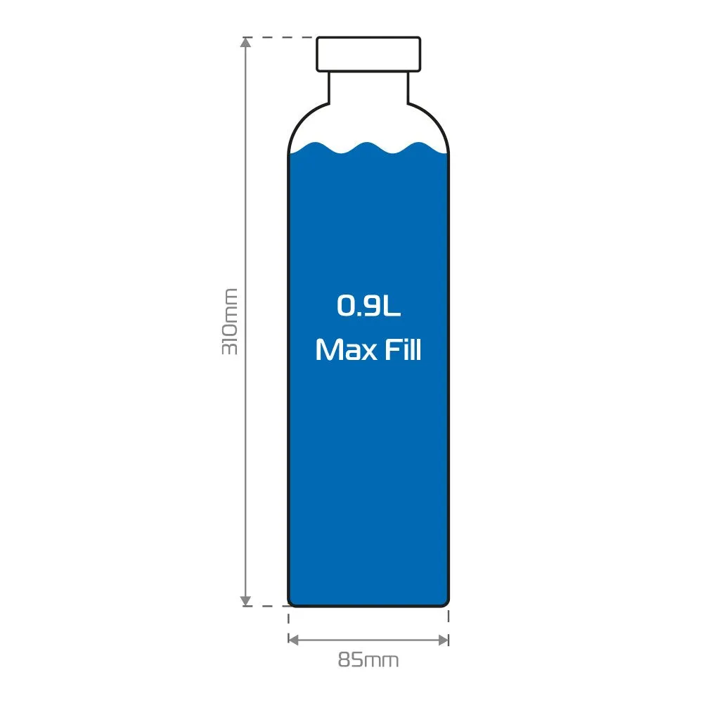 Oxford AQUA 1.0L Insulated Hot or Cold Drinks Flask