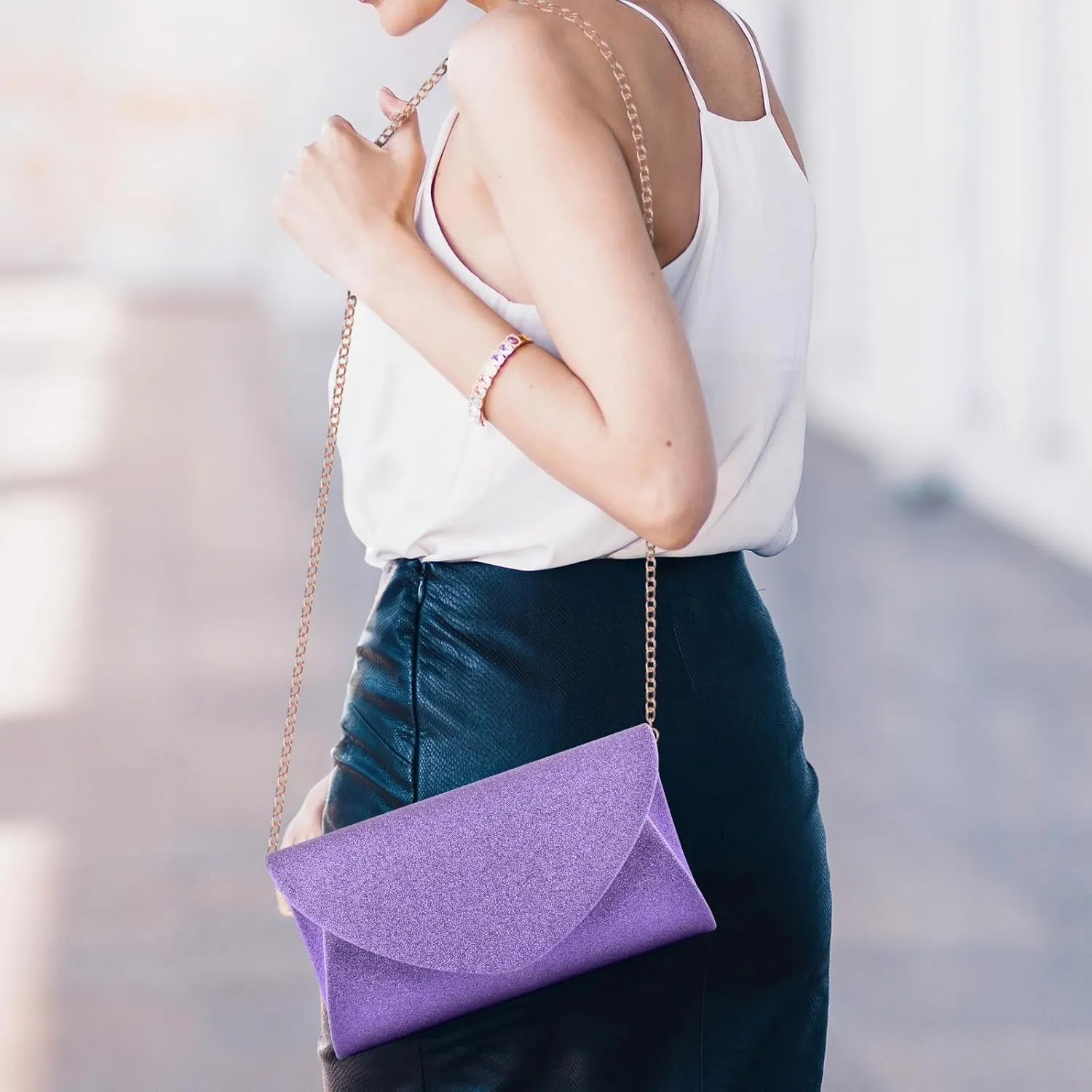 PACETAP Clutch Purses for Women, Handbags with Chain for Women Formal, Evening Bag for Wedding Party Cocktail Prom Dinner