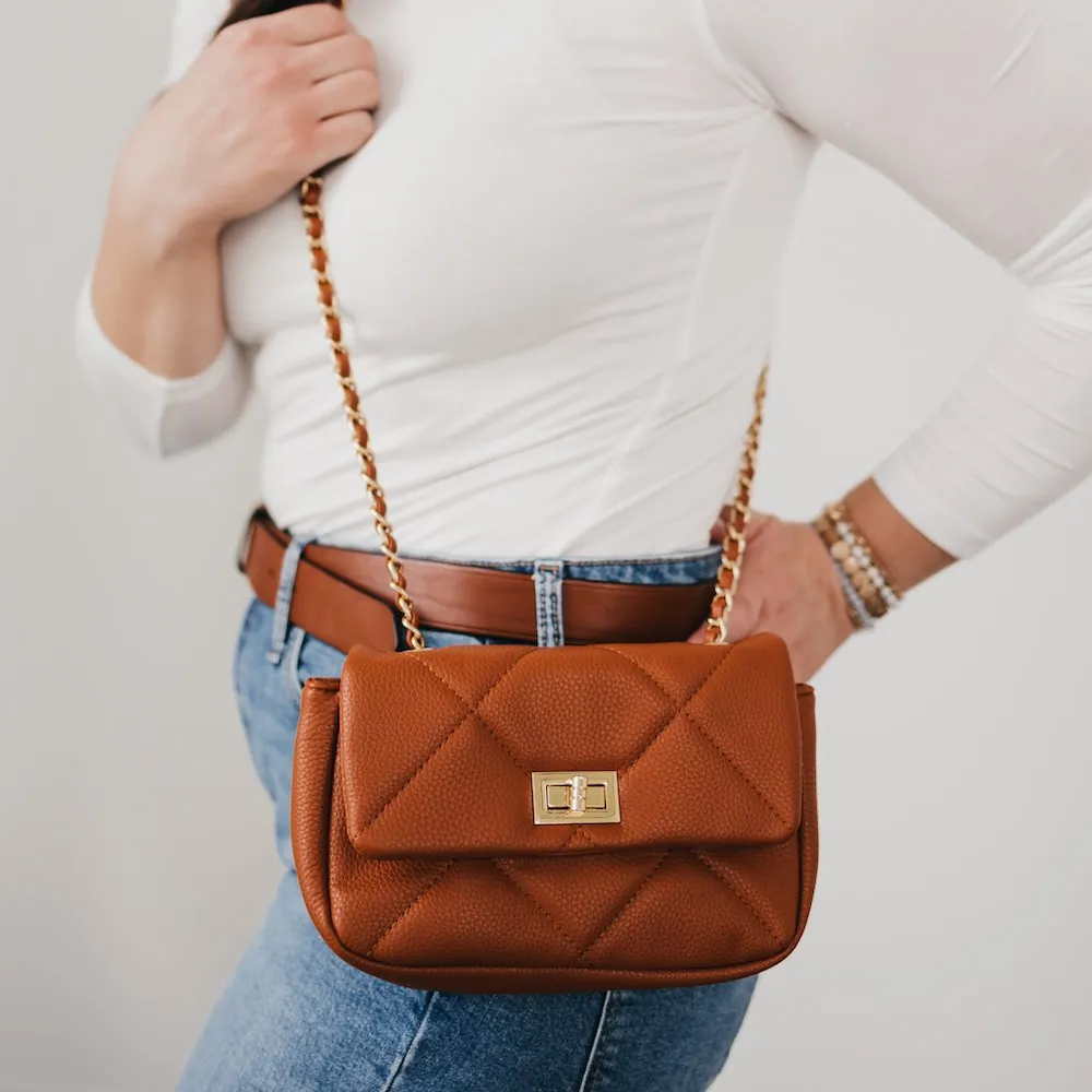 Queenie Quilted Crossbody Bag