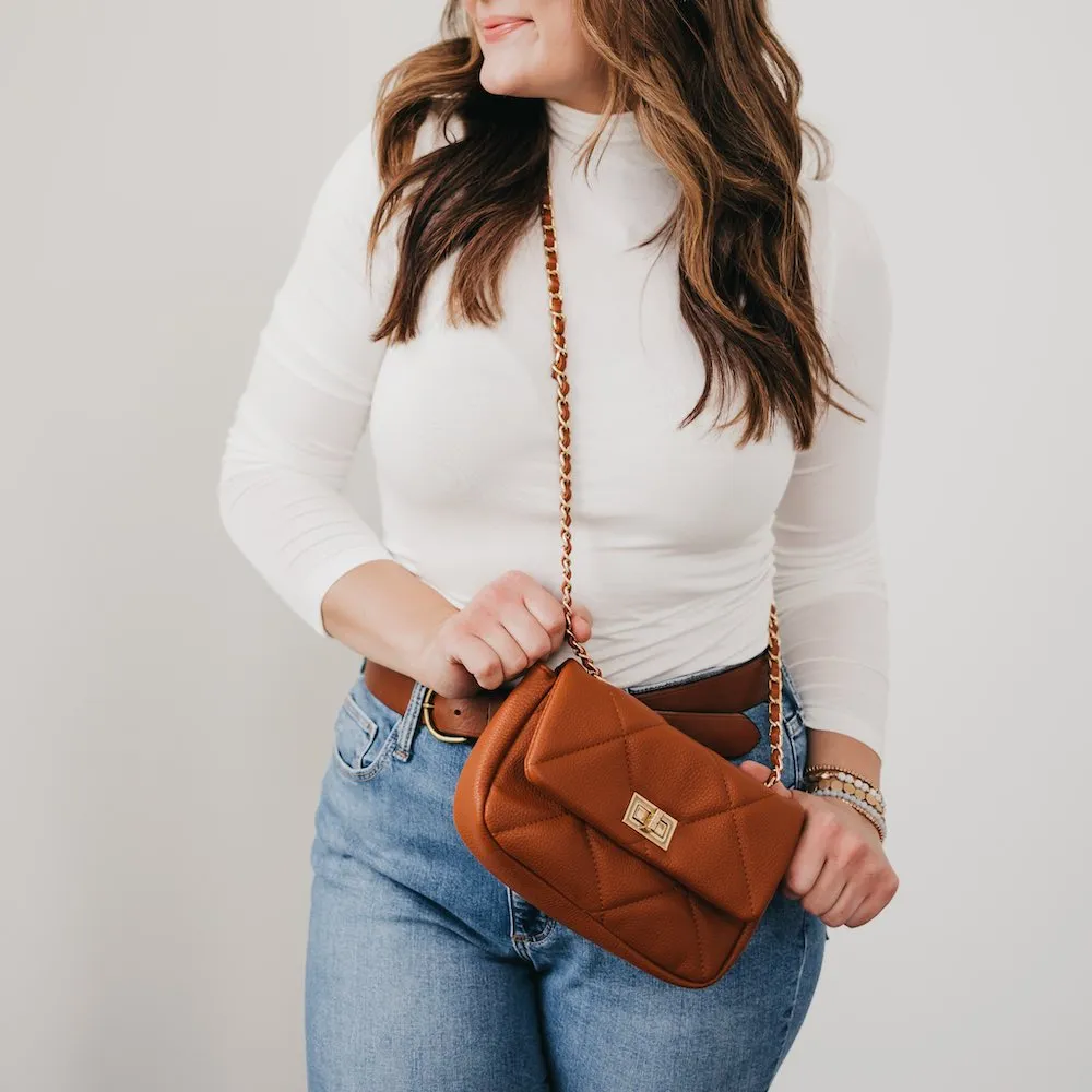 Queenie Quilted Crossbody Bag